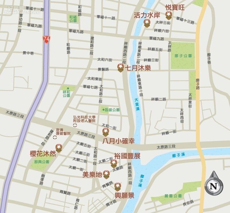 台中市 北屯區新案破盤人氣飆升廍子重劃區p5 好房網雜誌no 51 好房網news