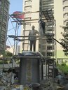 「蔣公重生」　永康成功社區銅像揭幕
