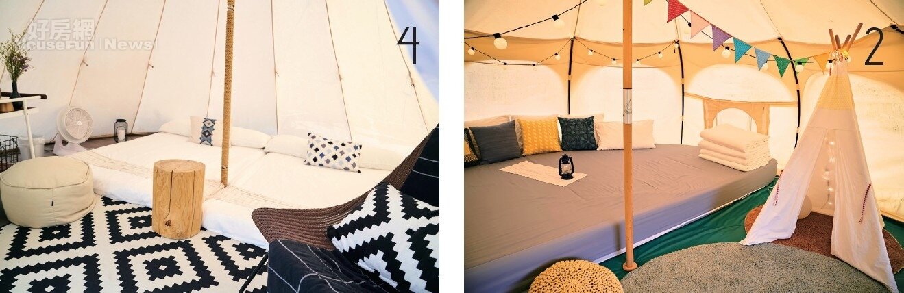 苗栗老樂園的帳篷裡 上一堂大自然的生活課