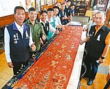 雲林北港荖葉鋪　清朝迎神大旗亮相