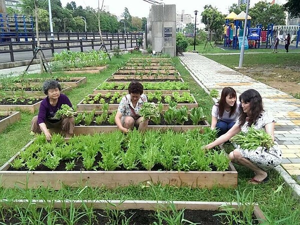 可食地景環保菜園。（圖片取自新竹市環境保護局）