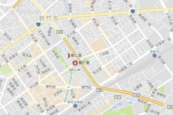 親仁里。（圖片擷取自google map）