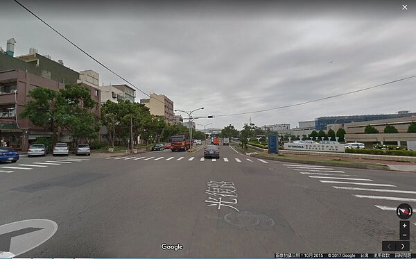 新竹光復路。(圖片擷取自googlemap)