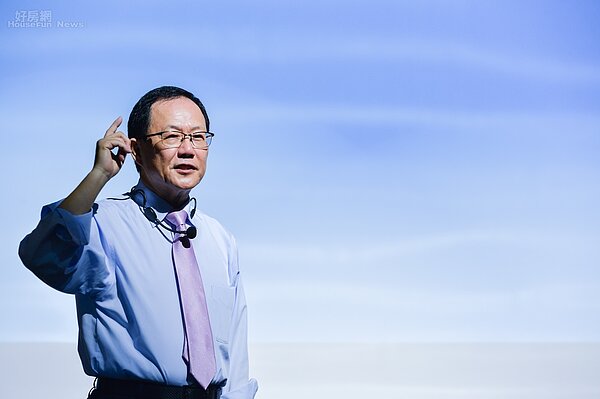 前立委丁守中宣布角逐2018台北市長大位。(好房網News記者張聖奕/攝)