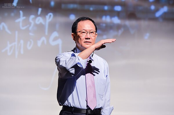 前立委丁守中宣布角逐2018台北市長大位。(好房網News記者張聖奕/攝)