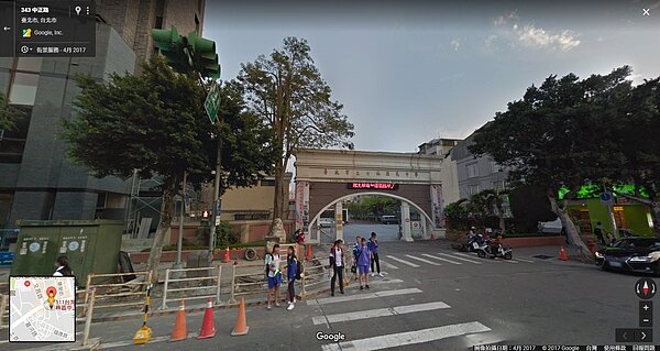 士林國中。（圖片擷取自googlemap）