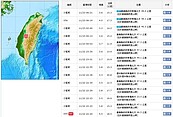 阿里山昨晚地震規模5.5　今晨再發生4.0餘震