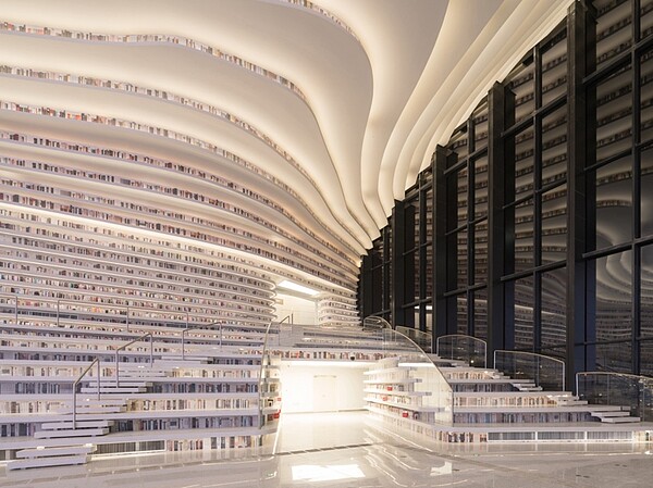 濱海之眼(圖/翻攝自天津濱海圖書館官方網站)