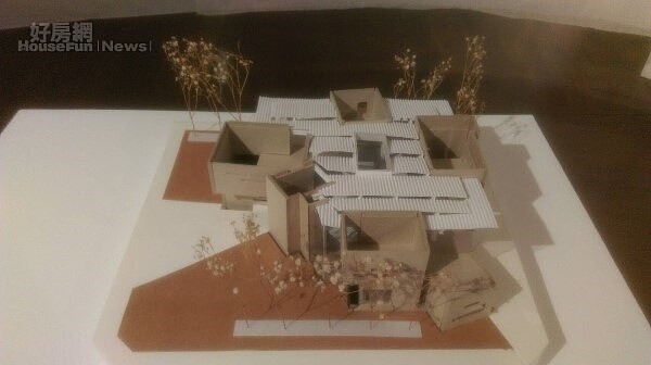 交大建築展 南寮圖書館 改建 設計 模型 (好房網news記者/王思云攝影)