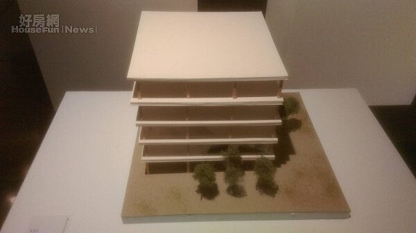 交大建築展 南寮圖書館 改建 設計 模型 (好房網news記者/王思云攝影)