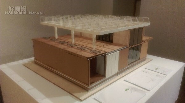 交大建築展 中東盃太陽能十項全能綠建築競賽 模型(好房網news記者/王思云攝影)