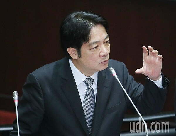 行政院長賴清德下午在立院備詢。聯合報系記者陳柏亨/攝影