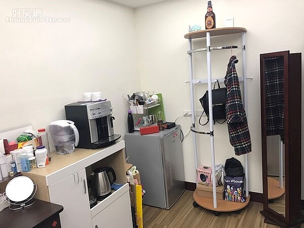 5．8坪大的套房月租價近九千元。
