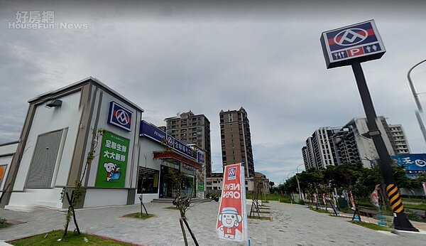 青埔終於有第一家超市全聯福利中心。(截自GoogleMap)