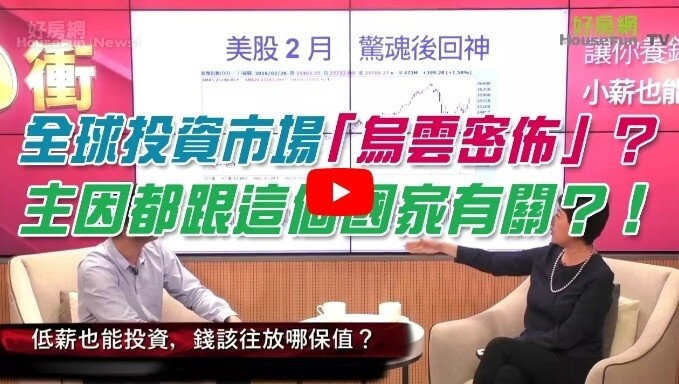 好房網TV 林奇芬 理財向錢衝 全球投資市場「烏雲密佈」？ 主因都跟這個國家有關？！