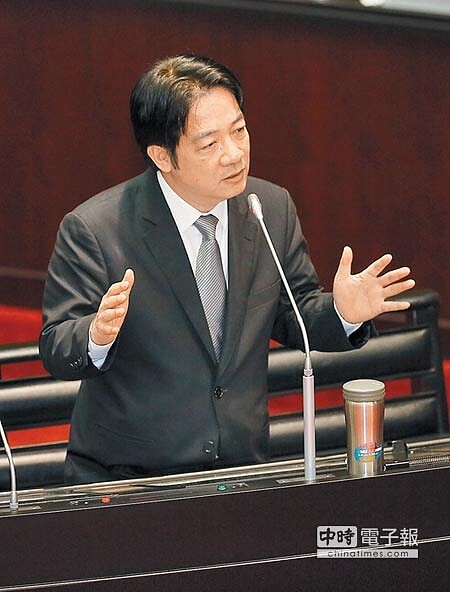 
行政院長賴清德。圖／本報資料照片
 