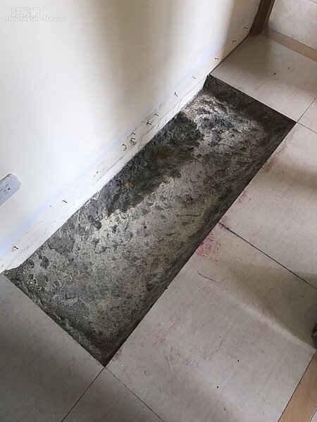 士林科技園區施工品質不良。(議員陳建銘提供)