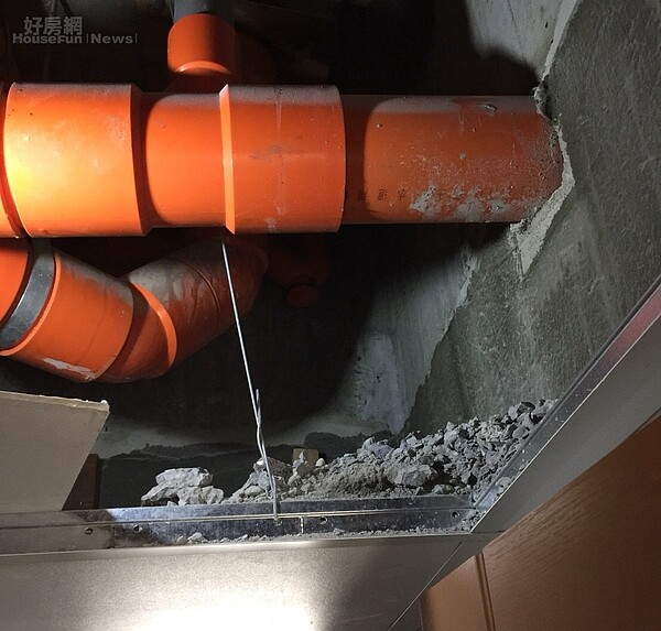 士林科技園區施工品質不良。(議員陳建銘提供)