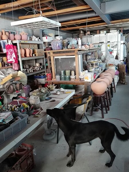 4. 陶瓷創作工作室,在這裡進行釉藥研究與創作。