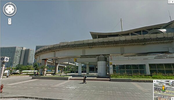 台肥南港C2觀光飯店位在南港展覽館站附近，昨日招標結果出爐，A標五星級飯店由國揚集團旗下的漢來國際飯店取得。（圖／擷取自google maps）