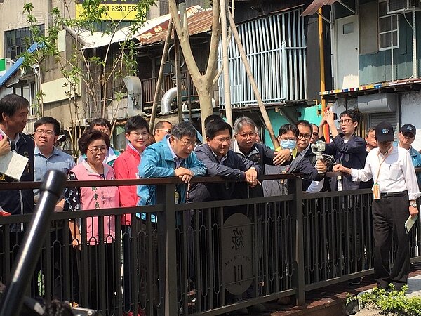台北市長柯文哲參訪綠川(好房網News記者蔡孟穎/攝影)