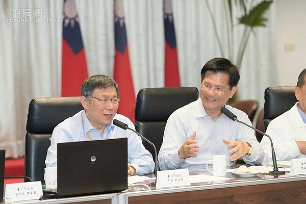 台北市長柯文哲、台中市長林佳龍進行市政交流座談會（好房網News記者蔡孟穎／攝影）