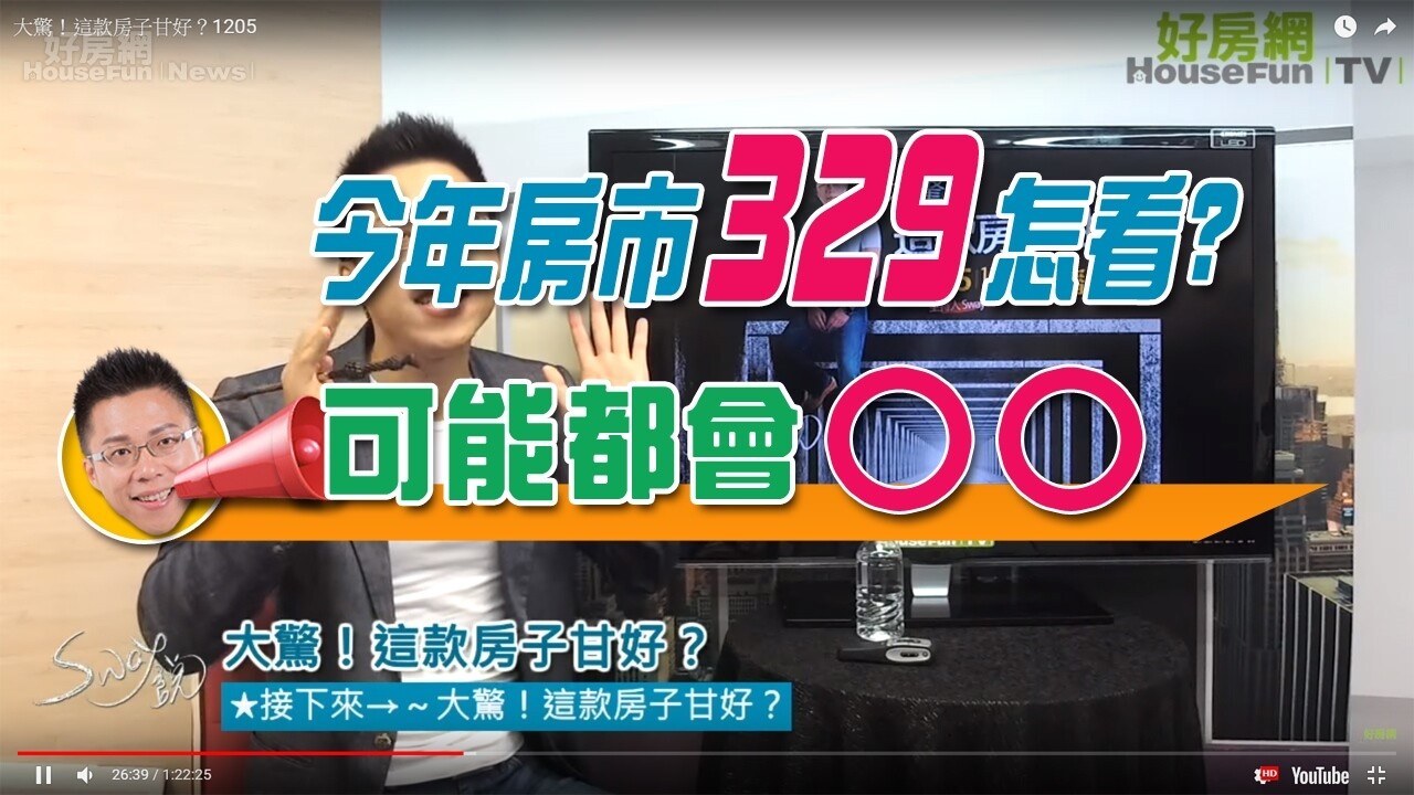 今年房市329怎看　Sway：可能都會GG