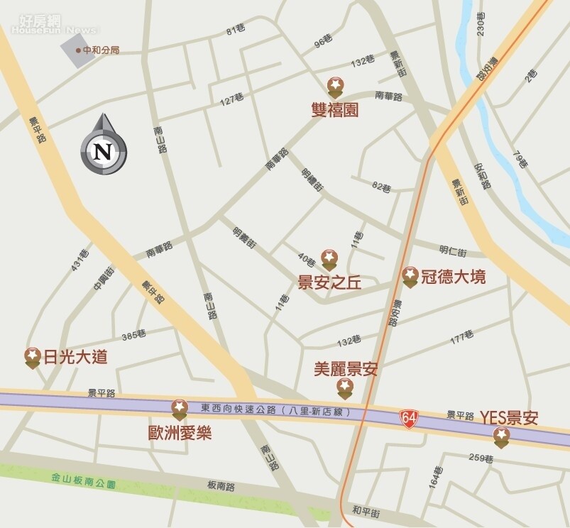 新北市　中和區／雙捷交會穩定保值　景安站生活圈