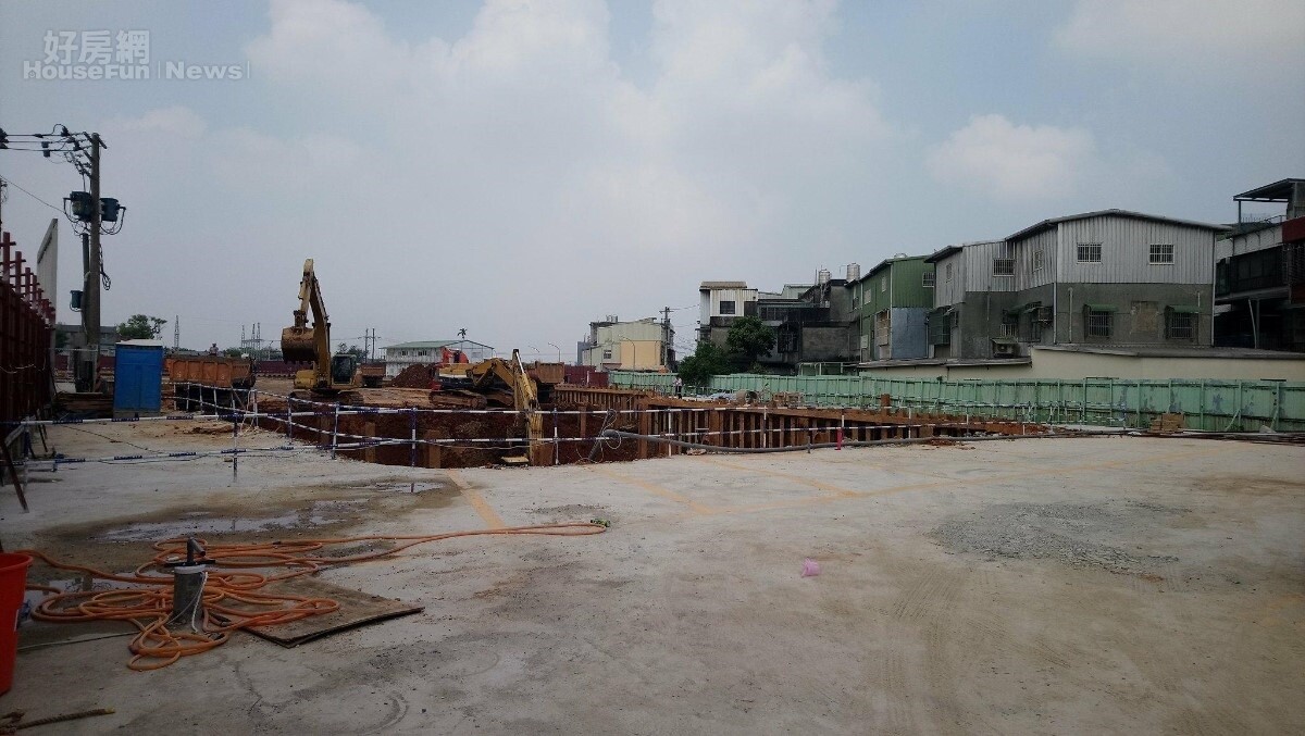 蘆竹二號社宅 施工中(好房網News記者王思云/攝影)