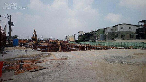 蘆竹二號社宅 施工中(好房網News記者王思云/攝影)