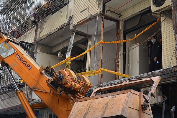 大同北路氣爆。(好房網News記者 陳韋帆/攝影)