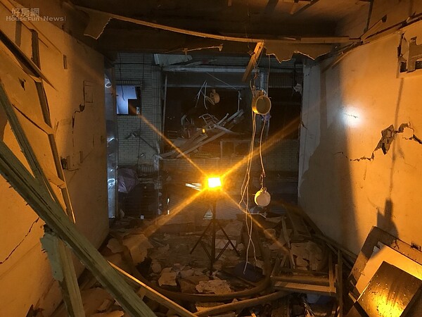 氣爆現場大同北路氣爆。(圖片/新北市消防局提供)