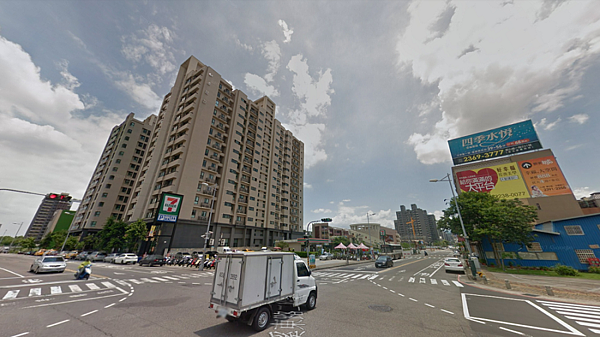 台中水岸之星為太平區購屋族熱搜社區第一名,單價落在1字頭,平均成交總價千萬以下(圖/翻攝自google map)