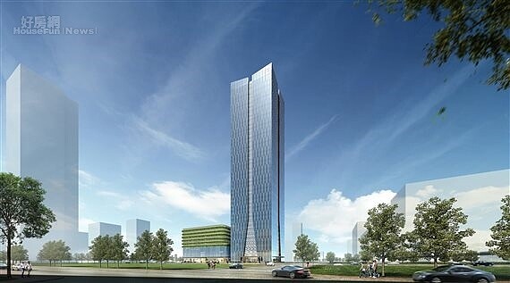 「新莊國際創新園區」內的「新北宏匯i-Tower」。(新北市政府)