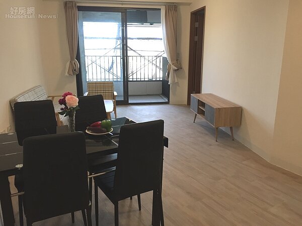 萬華青年公宅擁有絕佳河案及公園景觀。圖/黃靖惠攝