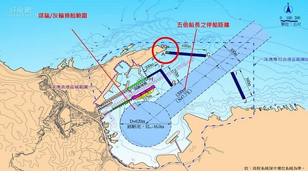 深澳電廠。(新北市府提供)