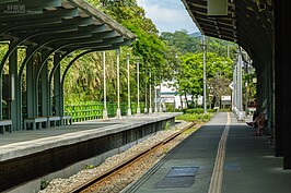平溪站一景。