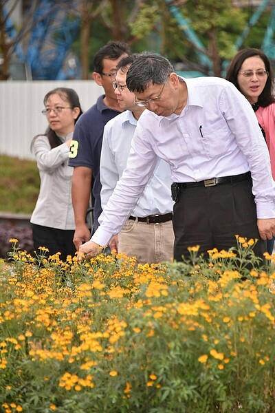 台北市長柯文哲親自出席大港墘公園啟用典禮（圖／台北市政府）