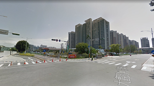 緊鄰合宜住宅A2區的板橋浮洲商業區，是住都中心公辦都更的第一優先案件（圖／翻攝自google map）