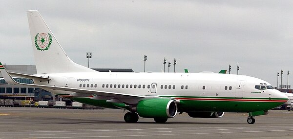 張榮發造價逾18億元,編號N888YF的「總裁專機」。 本報系資料照片(記者陳嘉寧攝影)