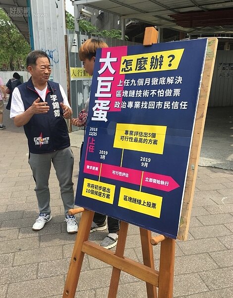 要參選台北市長的台大教授李錫錕(好房網NEWS楊欽亮攝影)
