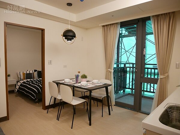 南港東明公宅一房型（好房網News記者蔡孟穎／攝影）