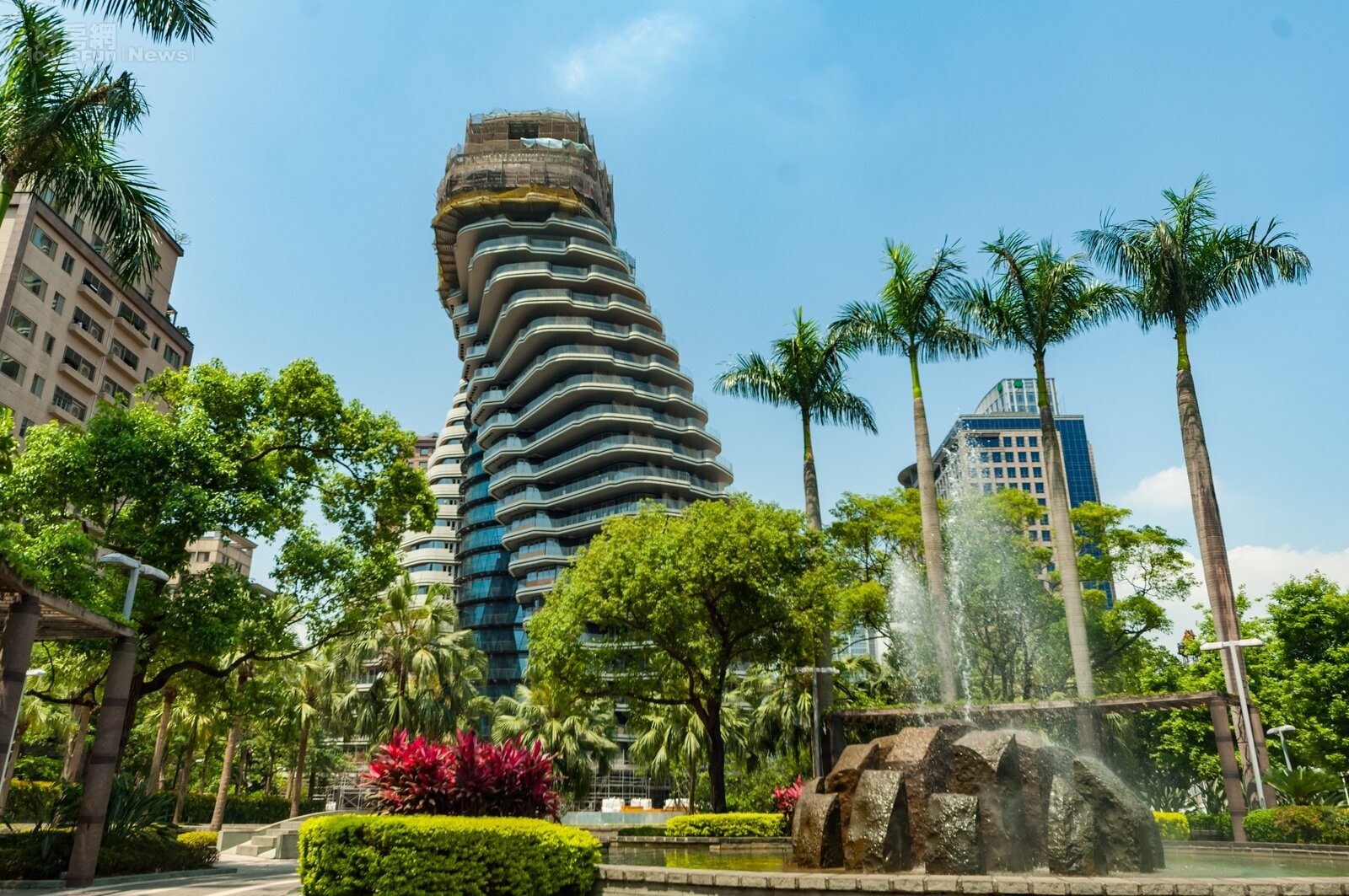 信義區豪宅陶朱隱園。(好房網News記者張聖奕/攝影)