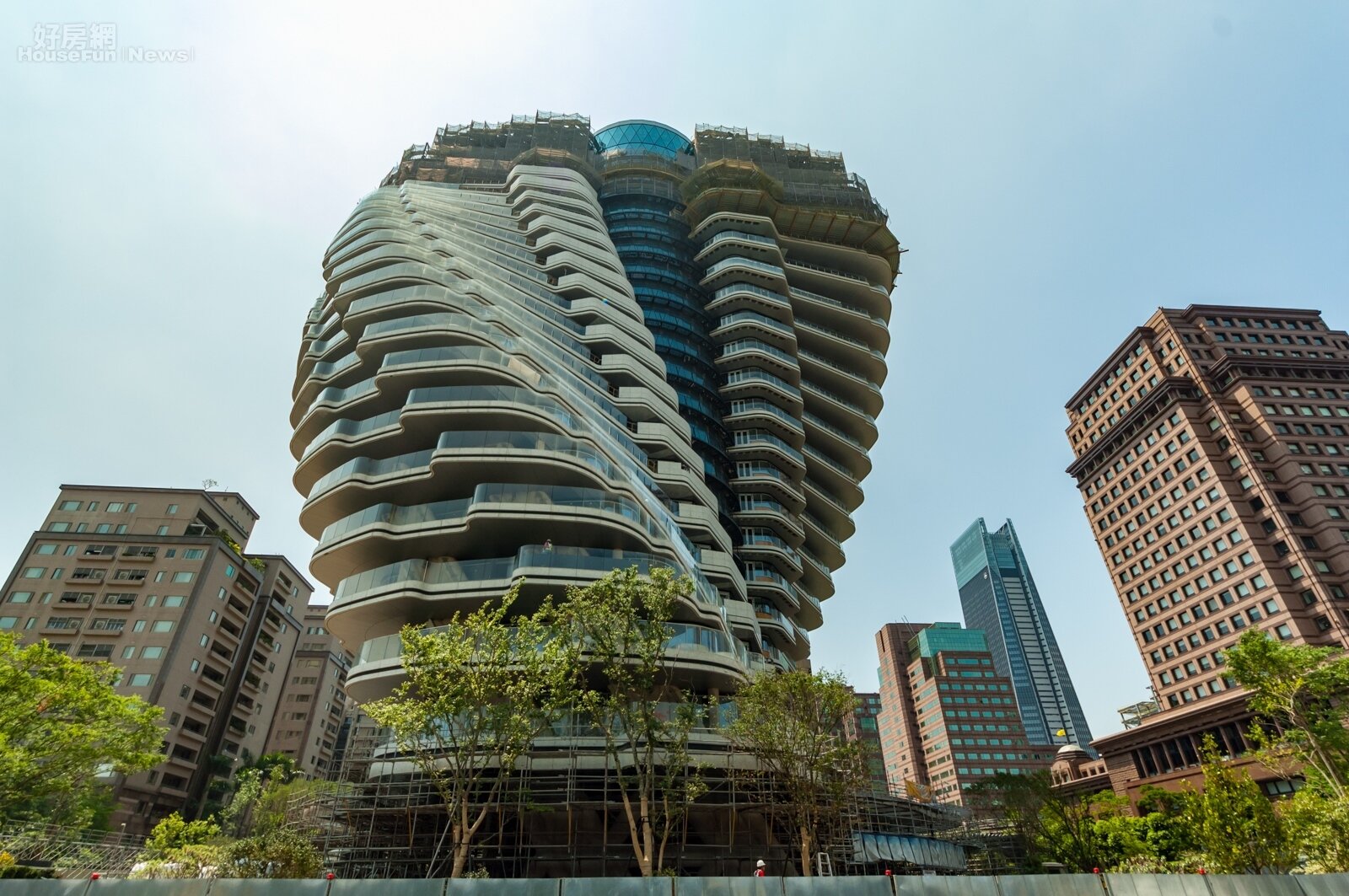 信義區豪宅陶朱隱園。(好房網News記者張聖奕/攝影)