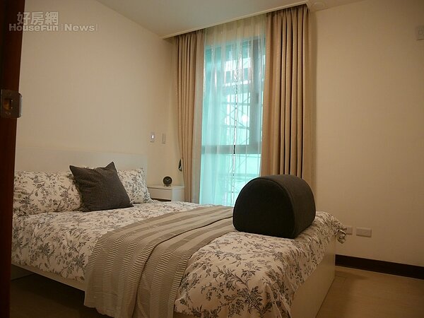 南港東明公宅二房型房間一（好房網News記者蔡孟穎／攝影）