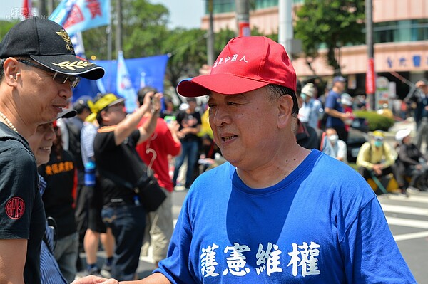 軍人年金改革立法院抗議現場。(好房網News記者張聖奕/攝影)