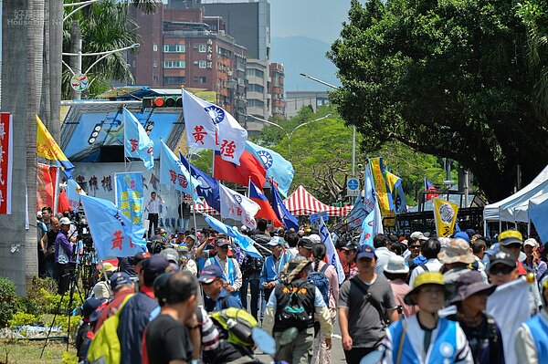 軍人年金改革立法院抗議現場。(好房網News記者張聖奕/攝影)