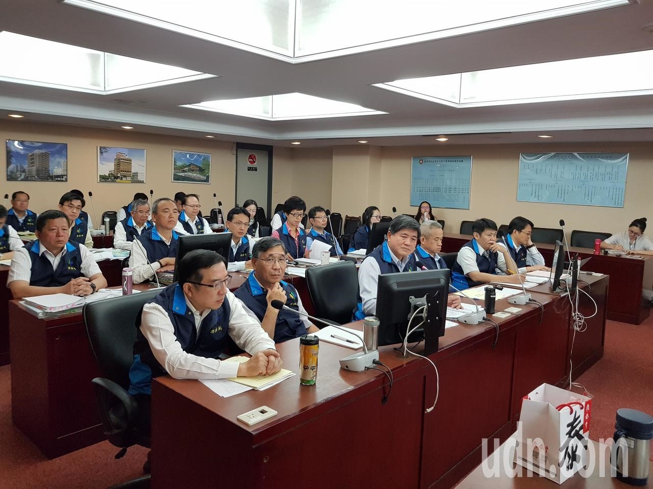 台北市議會警政衛生委員會今天早上由消防局進行工作報告。記者翁浩然／攝影