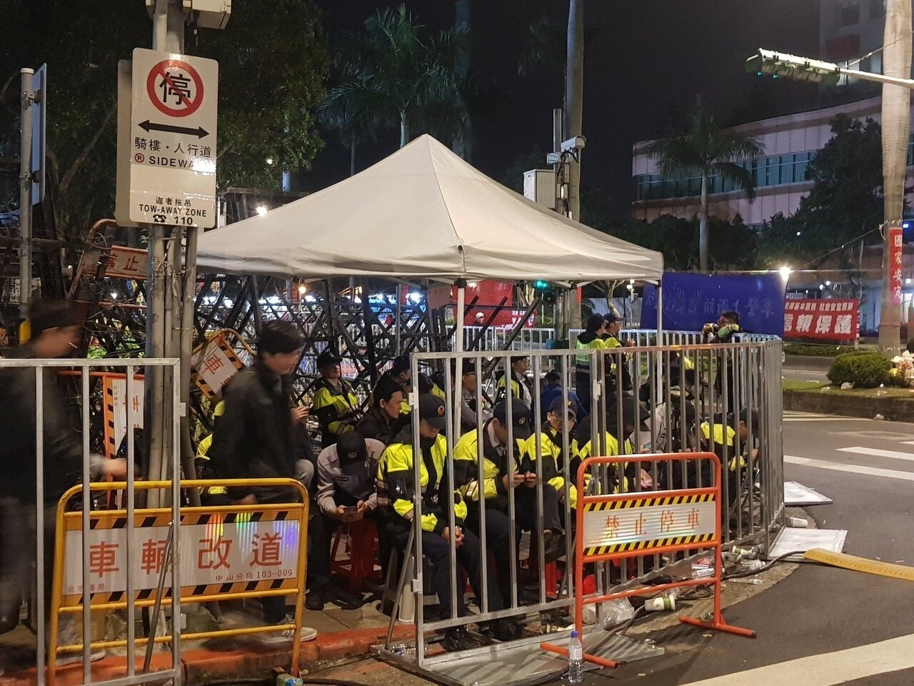 反年改衝突暫時落幕,檢方將揪聚眾首謀。記者張宏業/攝影