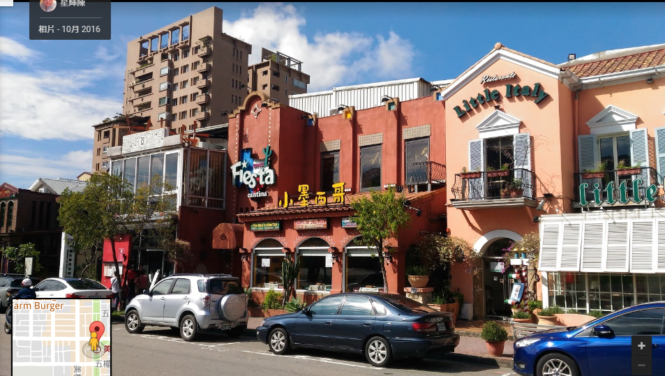 美術園道商圈多餐廳(Google Map)